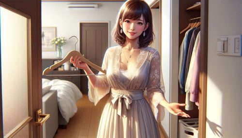 Designer作：ハンガーをとってくれる奥様