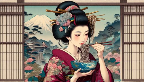 Designer作：蕎麦を啜る