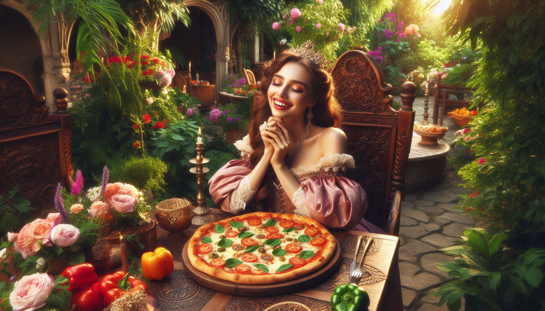 Designer作：ピザ好き女王