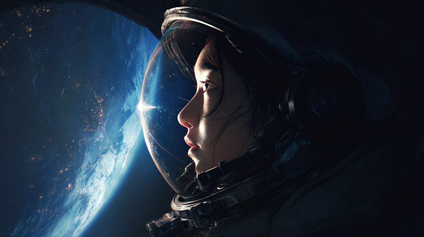 Midjourney作：宇宙飛行ネキ